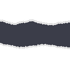 Fototapeta premium Torn Ripped Paper Sheets