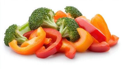 Fresh Colorful Arrangement of Vegetables