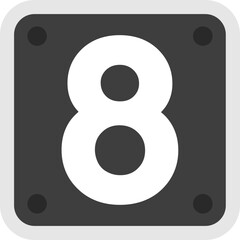 Number 8 Icon