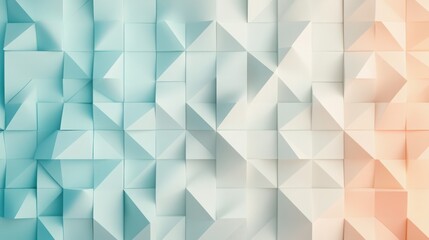 Fototapeta premium Light Faded Gradient Background with Geometric Shapes