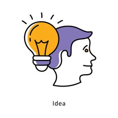 Idea isometric stock illustration. EPS File stock illustration