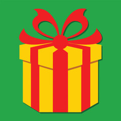 Christmas Gift Box Vector Illustration - Festive Holiday Clipart for Design & Decoration.