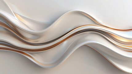 Obraz premium Smooth flowing gold texture creates elegant and modern abstract design, perfect for backgrounds or artistic projects. gentle curves evoke sense of tranquility and sophistication
