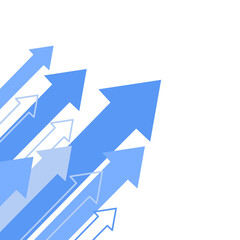 Abstract Arrows Corner Border