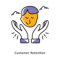 Customer Retention isometric stock illustration. EPS File stock illustration