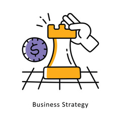 Business Strategy isometric stock illustration. EPS File stock illustration