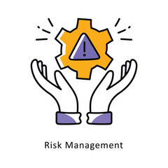Fototapeta premium Risk Managment isometric stock illustration. EPS File stock illustration