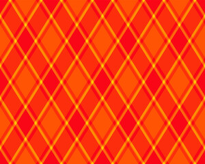 Argyle pattern of geometric rhombus. Harlequin check wallpaper design. Classic diamond shaped textile material for web background, print fabric clothing, sweater, wrapping paper, gift card, invitation