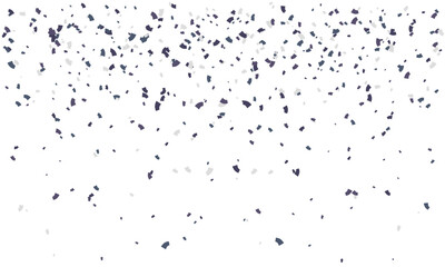 Faling confetti for festival background, birthday party invitation, carnival celebrate, glamour concert. Shiny colourful flying particle. Magic mosaic effect, romantic ceremony vibrant ornament.