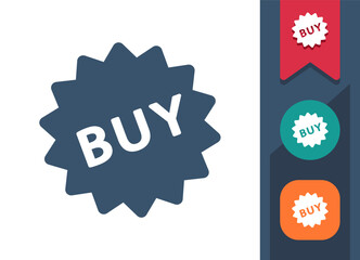 Sticker, Star Label Icon