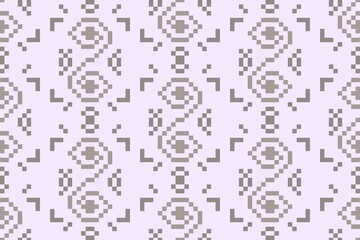 Seamless pixel art square pattern, seamless pattern illustrations.