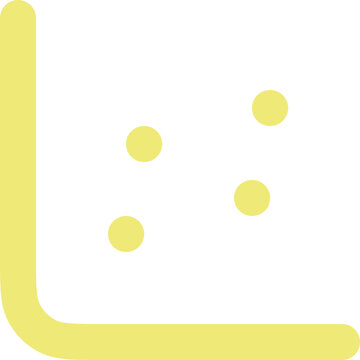 Chart Scatter Bubble Icon Logo Design