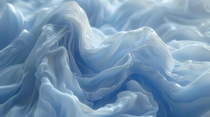 Obraz premium Abstract Background Blue Fabric Drape