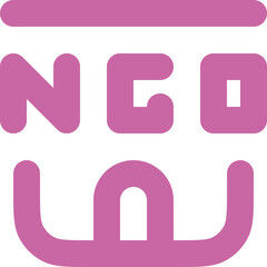 Building Ngo Icon Logo Design