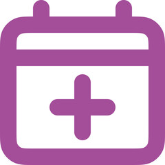 Obraz premium Calendar Plus Alt Icon Logo Design