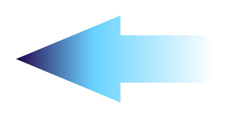 Obraz premium Arrow sign color icons gradient color transparent