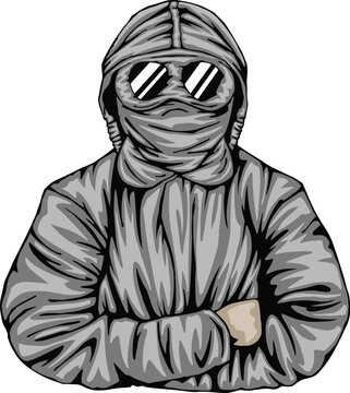 hooligan ultras football fans illustration