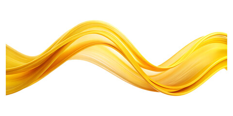 abstract yellow wave curve lines designs on white background
