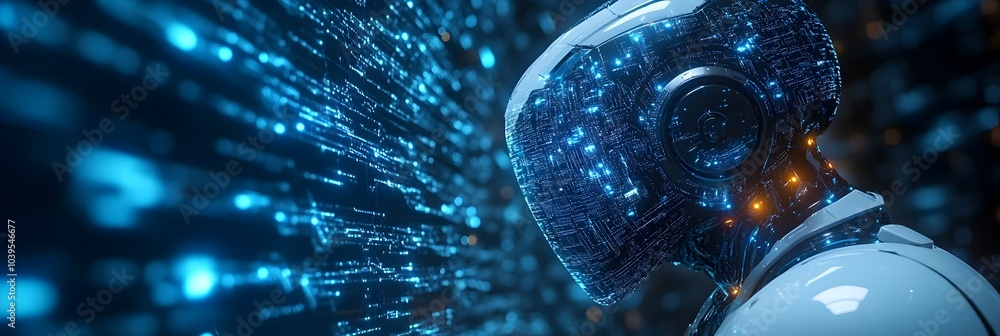 Aufkleber Communication Industry Driven by Intelligence and Advanced Algorithms - Innovative Digital Transformation Powering Efficiency,Productivity and Connectivity in the Modern Business Landscape.