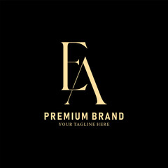 Modern Creative AE Logo Design. icon initial Based Monogram and Letters in Luxury vector