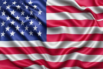 Obraz premium District of Columbia Flag: Symbol of Washington, USA State