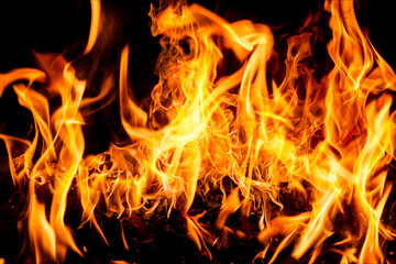 Blaze fire flame texture background. Fire sparks background. Abstract fire flame texture for banner background. Fire flame with copy space for advertising.