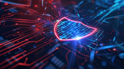 Cybersecurity Shield on Digital Circuitry