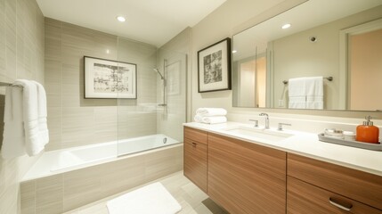 Modern Bathroom with Stylish Design and Clean Lines