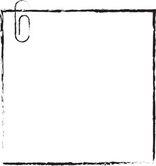 Cute Hand drawn Doodle Banner and Ribbon isolated on white background for your Design. Bullet journal Ideas. Girly Stuff. Sticky Notes.