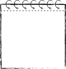 Cute Hand drawn Doodle Banner and Ribbon isolated on white background for your Design. Bullet journal Ideas. Girly Stuff. Sticky Notes.