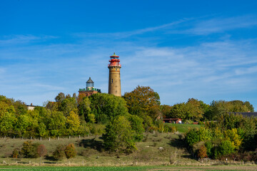 lighthouse on the coast of baltic sea, Cap Arkona Ruegen 