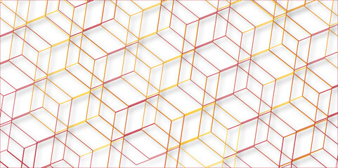 Abstract technology background with hexagons. modern geometric hexagon shape Poster, wallpaper, Landing page. geometric hexagonal, triangle, shape. Vector illustration. can be used in cover design.