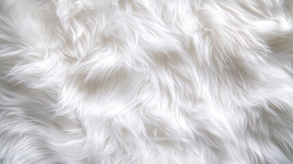 Fototapeta premium A tight shot of a white animal's fur, subtly textured with a pattern atop