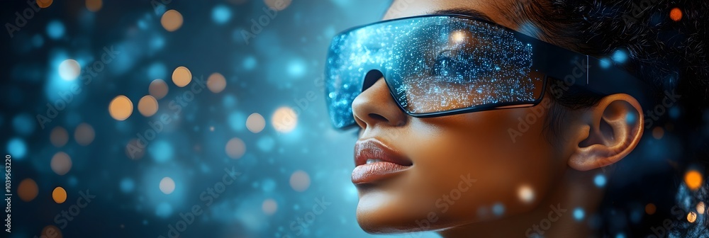 Poster intelligence controlling humans through immersive virtual reality simulations,depicting a dystopian 