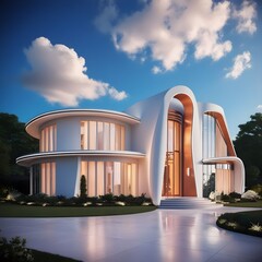 Obraz premium building in the city