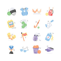 A unique set of sports icons, perfect for websites, apps, presentations, and marketing materials.