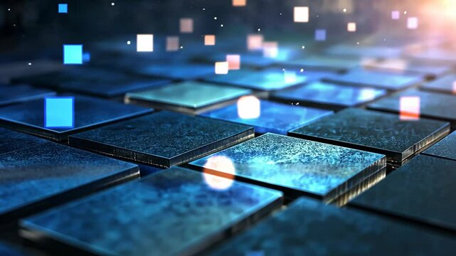  digital high technology idea for data mining concept