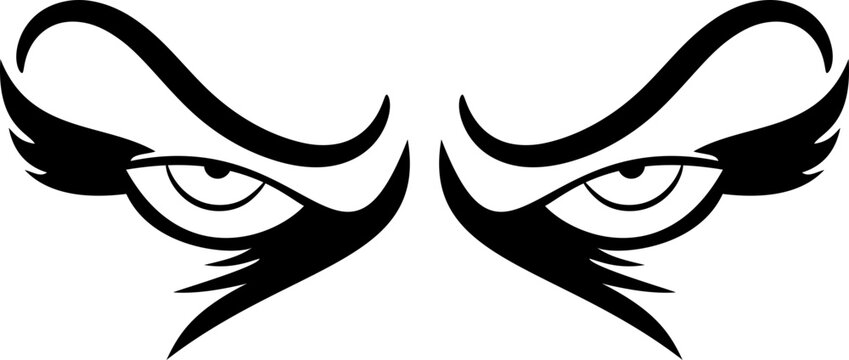 recommend clip art: Scary Clown Face Illustration