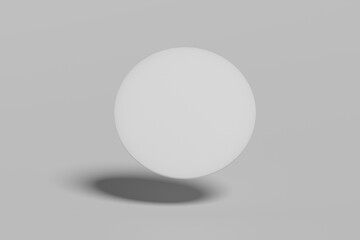 Paper Coaster Blank Mockup