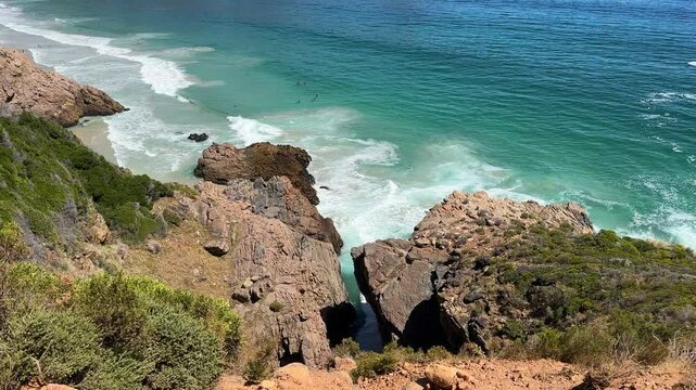 Beautiful Kogel Bay Beach between Gordans Bay and Bettys Bay along the Whale Coast Route in South Africa.