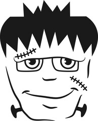 Frankenstein Boy Vector - Halloween