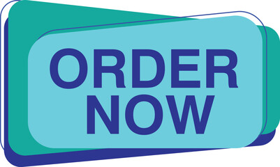 Order Now Tag Blue Sky Color Icon Sticker Deal Label Variations Shopping Online Buy Store Retail 