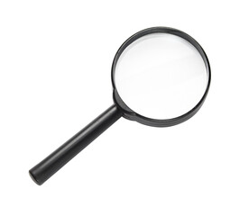 Magnifying glass isolated on the white background.