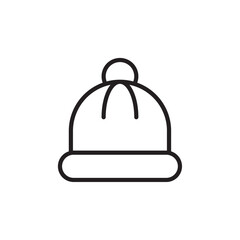 Hat icon Flat line illustration