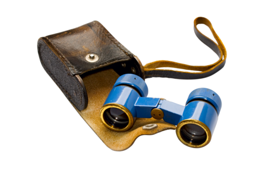 Binoculars isolated on white