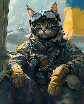 cat in the night