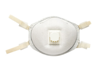 Respirator isolated on the white background