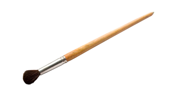 Paintbrush isolated on white