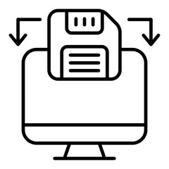 Fototapeta premium Restore Icon