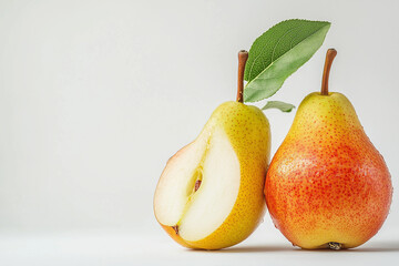 pear on white